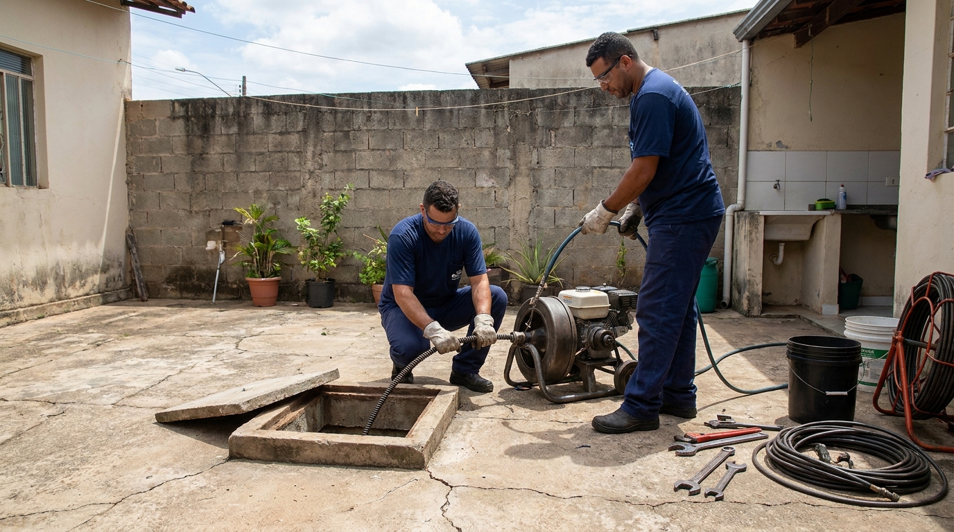Hidrojateamento profissional na Itararé, Vitória‑ES